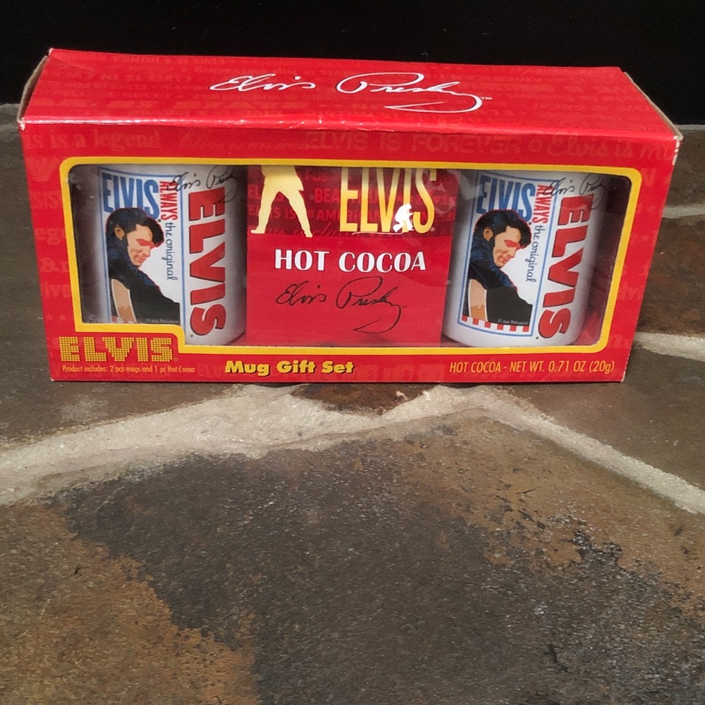 Elvis Presley Hot Cocoa Mug Gift Set